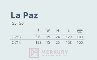 Uchwyt meblowy LA PAZ C-713 MERKURY Akcesoria Meblowe Mariusz Adamczyk Uchwyt meblowy LA PAZ C-713 MERKURY Akcesoria Meblowe Mariusz Adamczyk