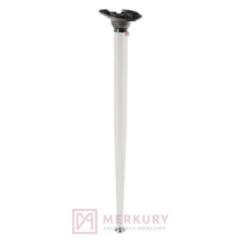 Noga stołowa X-LINE, składana, regulowana, biały, H-710mm, GTV, sklep internetowy MERKURY Akcesoria Meblowe Mariusz Adamczyk