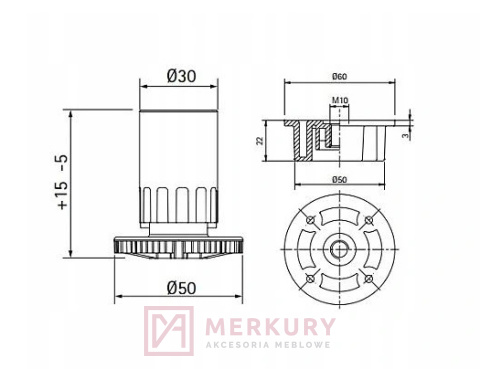 Nóżka meblowa Volpato, czarny, H-80mm, 400kg, VOLPATO, sklep internetowy MERKURY Akcesoria Meblowe Mariusz Adamczyk Nóżka meblowa Volpato, czarny, H-80mm, 400kg, VOLPATO, sklep internetowy MERKURY Akcesoria Meblowe Mariusz Adamczyk