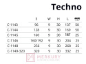 C-1143 Uchwyt meblowy TECHNO, aluminium mat, NOMET, sklep interntowy MERKURY Akcesoria Meblowe Mariusz Adamczyk C-1143 Uchwyt meblowy TECHNO, aluminium mat, NOMET, sklep interntowy MERKURY Akcesoria Meblowe Mariusz Adamczyk