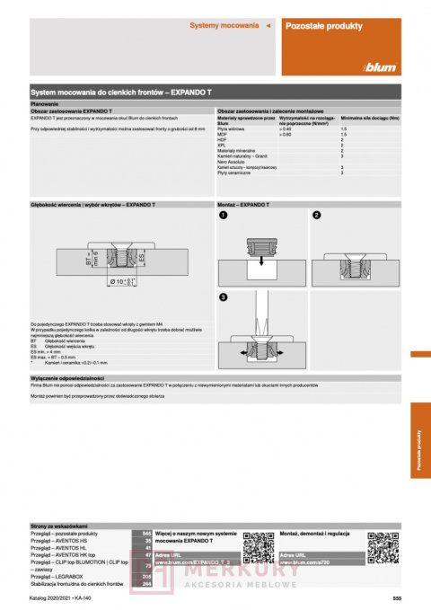 Zawias meblowy do cienkich frontów BLUM 70T453T Clip-T 110° bez sprężyny, sklep internetowy MERKURY Akcesoria Meblowe Zawias meblowy do cienkich frontów BLUM 70T453T Clip-T 110° bez sprężyny, sklep internetowy MERKURY Akcesoria Meblowe