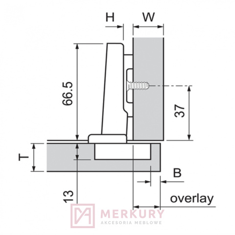 Zawias meblowy nakładany z BLUMOTION BLUM 71B3550 Clip-T 110°, onyks, sklep internetowy MERKURY Akcesoria Meblowe Zawias meblowy nakładany z BLUMOTION BLUM 71B3550 Clip-T 110°, onyks, sklep internetowy MERKURY Akcesoria Meblowe