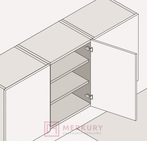 Zawias meblowy prosty BLUM 70M2550 TIP-ON 100° bez sprężyny Zawias meblowy prosty BLUM 70M2550 TIP-ON 100° bez sprężyny