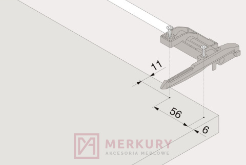 Blokada szuflady tackowej BLUM 295H5700, grubość boku H-16mm TANDEM-MOVENTO SKLEP INTERNETOWY MERKURY AKCESORIA MEBLOWE Blokada szuflady tackowej BLUM 295H5700, grubość boku H-16mm TANDEM-MOVENTO SKLEP INTERNETOWY MERKURY AKCESORIA MEBLOWE