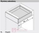 Prowadnica TANDEM BLUMOTION BLUM 550H5500B, częściowy wysuw, 550mm SKLEP INTERNETOWY MERKURY AKCESORIA MEBLOWE