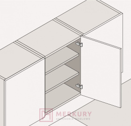 Zawias meblowy bliźniaczy BLUM 71M2650 Clip 100° SKLEP INTERNETOWY MERKURYAM