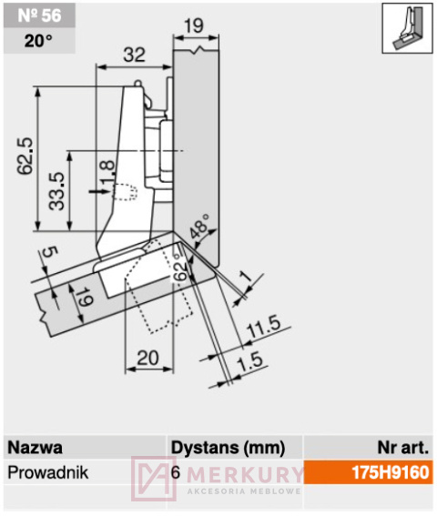 Zawias meblowy nakładany BLUM 79B9555 BLUMOTION Clip-T 95° kątowy 20° SKLEP INTERNETOWY MERKURYAM Zawias meblowy nakładany BLUM 79B9555 BLUMOTION Clip-T 95° kątowy 20° SKLEP INTERNETOWY MERKURYAM