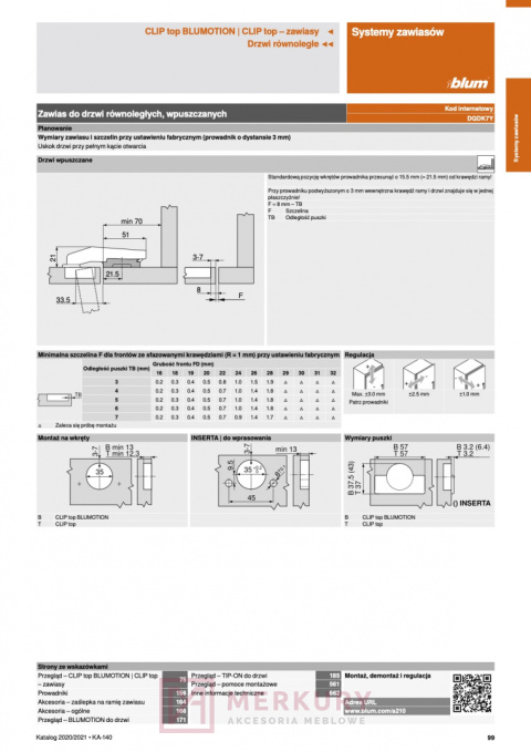 Zawias meblowy równoległy BLUM 78T9550.TL Clip-T 95° bez sprężyny SKLEP INTERNETOWY MERKURYAM Zawias meblowy równoległy BLUM 78T9550.TL Clip-T 95° bez sprężyny SKLEP INTERNETOWY MERKURYAM