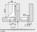 Zawias meblowy wpuszczany BLUM 71M2750 Clip 100° SKLEP INTERNETOWY MERKURY AKCESORIA MEBLOWE