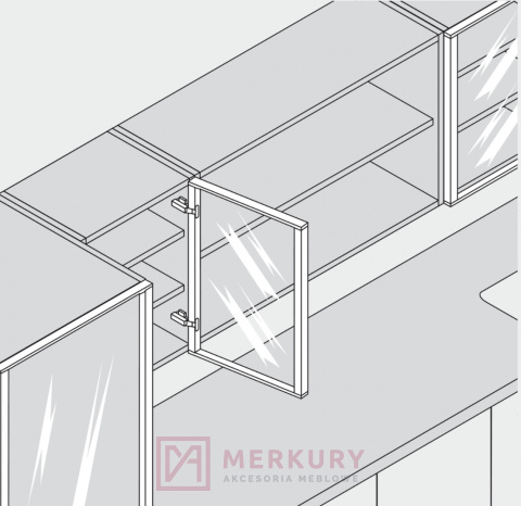 Zawias meblowy wpuszczany BLUM 71T970A Clip-T 95° do wąskich ram aluminiowych SKLEP INTERNETOWY MERKURYAM Zawias meblowy wpuszczany BLUM 71T970A Clip-T 95° do wąskich ram aluminiowych SKLEP INTERNETOWY MERKURYAM