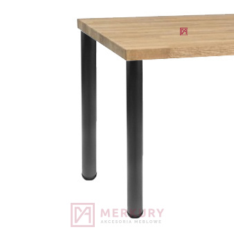 4 x Noga stołowa regulowana, biały, fi 60, H-710 mm, komplet 4 x Noga stołowa regulowana, biały, fi 60, H-710 mm, komplet