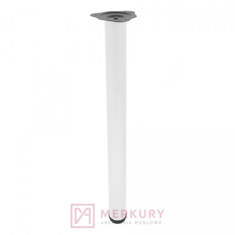 Noga stołowa INNOVO, fi 60mm, H-710mm, biały, GTV, sklep internetowy MERKURY Akcesoria Meblowe Mariusz Adamczyk Noga stołowa INNOVO, fi 60mm, H-710mm, biały, GTV, sklep internetowy MERKURY Akcesoria Meblowe Mariusz Adamczyk