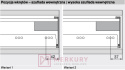 Prowadnica TANDEMBOX ANTARO BLUM 576.5501M Tip-on BLUMOTION, 550mm, 65kg SKLEP INTERNETOWY MERKURY AKCESORIA MEBLOWE