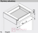 Prowadnica TANDEMBOX ANTARO BLUM 578.3501B BLUMOTION, 350mm, 30kg SKLEP INTERNETOWY MERKURY AKCESORIA MEBLOWE