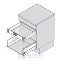 Uchwyt i zabierak do szuflady wewnętrznej ANTARO BLUM ZIF.80M7, wys "M", szary SKLEP INTERNETOWY MERKURY AKCESORIA MEBLOWE