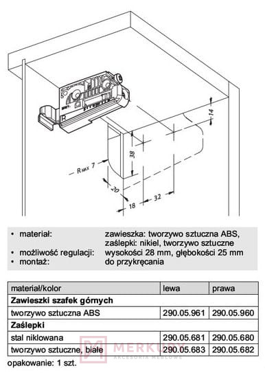 zawieszka kuchenna camar 806 hafele izdebnik merkury zawieszka kuchenna camar 806 hafele izdebnik merkury