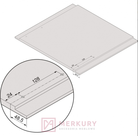 Boki szuflady LEGRABOX BLUM 770C2702S, wys."C", antracyt, 270mm SKLEP INTERNETOWY MERKURY AKCESORIA MEBLOWE