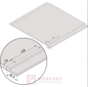 Boki szuflady LEGRABOX BLUM 770C6002S, wys."C", biały, 600mm SKLEP INTERNETOWY MERKURY AKCESORIA MEBLOWE
