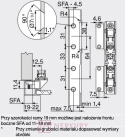 Mocowanie frontu aluminiowego do AVENTOS HS/HK/HL BLUM 20S4200A SKLEP INTERNETOWY MERKURY AKCESORIA MEBLOWE MARIUSZ ADAMCZYK