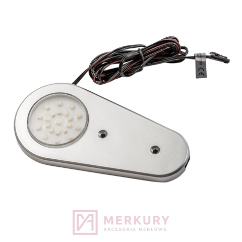 Oprawa meblowa LED SORIA z czujnikiem 1,4W 12V DC, zimny biały, aluminium mat sklep internetowy izdebnik Oprawa meblowa LED SORIA z czujnikiem 1,4W 12V DC, zimny biały, aluminium mat sklep internetowy izdebnik