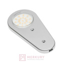 Oprawa meblowa LED SORIA z czujnikiem 1,4W 12V DC, zimny biały, aluminium mat sklep internetowy izdebnik