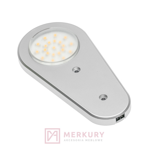 Oprawa meblowa LED SORIA z czujnikiem 1,4W 12V DC, zimny biały, aluminium mat sklep internetowy izdebnik Oprawa meblowa LED SORIA z czujnikiem 1,4W 12V DC, zimny biały, aluminium mat sklep internetowy izdebnik