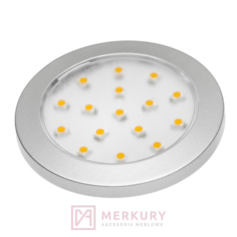 Oprawa meblowa LED LUMINO 1,5W, zimny biały, aluminium mat Oprawa meblowa LED LUMINO 1,5W, zimny biały, aluminium mat