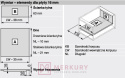 Prowadnica LEGRABOX z BLUMOTION BLUM 750.2701S, 270mm, 40kg SKLEP INTERNETOWY MERKURY AKCESORIA MEBLOWE