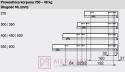 Prowadnica LEGRABOX z BLUMOTION BLUM 750.6001S, 600mm, 40kg SKLEP INTERNETOWY MERKURY AKCESORIA MEBLOWE