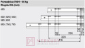 Prowadnica MOVENTO z BLUMOTION BLUM 766H6000S, 600mm, 60kg SKLEP INTERNETOWY MERKURY AKCESORIA MEBLOWE