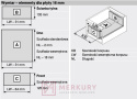 Szuflada METABOX BLUM 320H3500C15MX, H-150, szary, 350mm, 25kg SKLEP INTERNETOWY MERKURY AKCESORIA MEBLOWE MARIUSZ ADAMCZYK