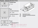 Szuflada METABOX BLUM 320M2700C15MX, H-86, kremowy, 270mm, 25kg SKLEP INTERNETOWY MERKURY AKCESORIA MEBLOWE MARIUSZ ADAMCZYK