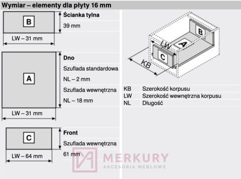 Szuflada METABOX BLUM 32045000C15MX, H-54, szary, 450mm, 25kg SKLEP INTERNETOWY MERKURY AKCESORIA MEBLOWE MARIUSZ ADAMCZYK Szuflada METABOX BLUM 32045000C15MX, H-54, szary, 450mm, 25kg SKLEP INTERNETOWY MERKURY AKCESORIA MEBLOWE MARIUSZ ADAMCZYK