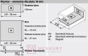 Boki szuflady LEGRABOX BLUM 770C2702S, wys."C", antracyt, 270mm SKLEP INTERNETOWY MERKURY AKCESORIA MEBLOWE