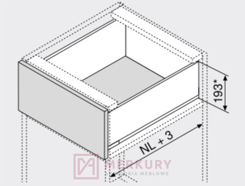 Boki szuflady LEGRABOX BLUM 770C5502S, wys."C", antracyt, 550mm SKLEP INTERNETOWY MERKURY AKCESORIA MEBLOWE Boki szuflady LEGRABOX BLUM 770C5502S, wys."C", antracyt, 550mm SKLEP INTERNETOWY MERKURY AKCESORIA MEBLOWE