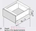 Boki szuflady LEGRABOX BLUM 770F4002S, wys."F", biały, 400mm SKLEP INTERNETOWY MERKURY AKCESORIA MEBLOWE