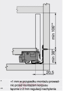 Boki szuflady LEGRABOX BLUM 770K3002S, wys."K", biały, 300mm SKLEP INTERNETOWY MERKURY AKCESORIA MEBLOWE