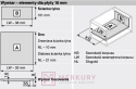 Boki szuflady LEGRABOX BLUM 770K3502S, wys."K", antracyt, 350mm SKLEP INTERNETOWY MERKURY AKCESORIA MEBLOWE