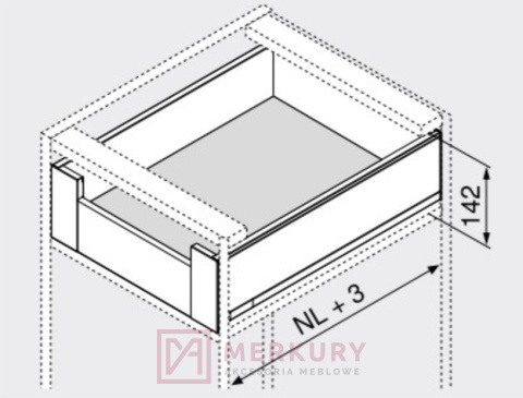 Boki szuflady LEGRABOX BLUM 770K5502S, wys."K", antracyt, 550mm SKLEP INTERNETOWY MERKURY AKCESORIA MEBLOWE Boki szuflady LEGRABOX BLUM 770K5502S, wys."K", antracyt, 550mm SKLEP INTERNETOWY MERKURY AKCESORIA MEBLOWE