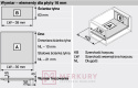 xBoki szuflady LEGRABOX BLUM 770M3002S, wys."M", biały, 300mm SKLEP INTERNETOWY MERKURY AKCESORIA MEBLOWE