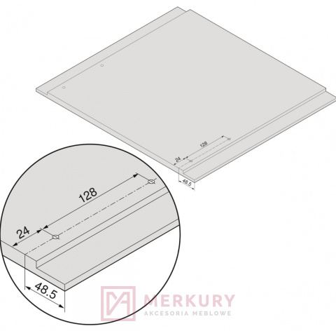 Boki szuflady LEGRABOX BLUM 770N4002S, wys."N", antracyt, 400mm SKLEP INTERNETOWY MERKURY AKCESORIA MEBLOWE