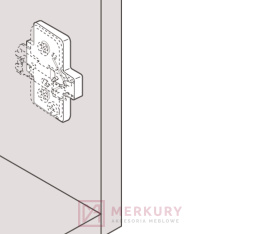 Podkładka kątowa 5° BLUM 171A5010, H-0,8mm SKLEP INTERNETOWY MERKURY AKCESORIA MEBLOWE MARIUSZ ADAMCZYK