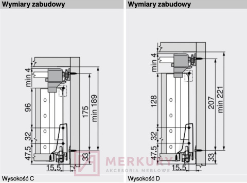Stabilizacja boczna szuflady TANDEMBOX BLUM ZST.450BA, mocowanie od góry, L-450mm SKLEP INTERNETOWY MERKURY AKCESORIA MEBLOWE Stabilizacja boczna szuflady TANDEMBOX BLUM ZST.450BA, mocowanie od góry, L-450mm SKLEP INTERNETOWY MERKURY AKCESORIA MEBLOWE
