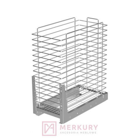 Kosz Cargo mini jednopoziomowy do bielizny W-2316M, srebrny, 500mm SKLEP INTERNETOWY MERKURY AKCESORIA MEBLOWE Kosz Cargo mini jednopoziomowy do bielizny W-2316M, srebrny, 500mm SKLEP INTERNETOWY MERKURY AKCESORIA MEBLOWE