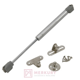 Podnośnik gazowy do szafki 150N, srebrny