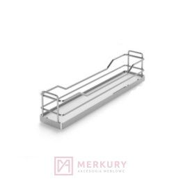 Półka do kosza Cargo z pełnym dnem W-2317KO, chrom, 150mm SKLEP INTERNETOWY MERKURY AKCESORIA MEBLOWE MARIUSZ ADAMCZYK