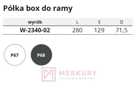 Półka niska organizera szafki gospodarczej W-2340-02, antracyt SKLEP INTERNETOWY MERKURY AKCESORIA MEBLOWE MARIUSZ ADAMCZYK Półka niska organizera szafki gospodarczej W-2340-02, antracyt SKLEP INTERNETOWY MERKURY AKCESORIA MEBLOWE MARIUSZ ADAMCZYK