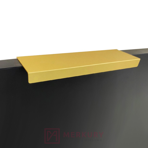 Uchwyt krawędziowy długi G9 złota anoda mat 120mm SKLEP INTERNETOWY MERKURY AKCESORIA MEBLOWE MARIUSZ ADAMCZYK