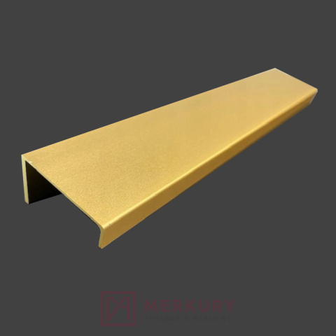 Uchwyt krawędziowy długi G9 złota anoda mat 120mm SKLEP INTERNETOWY MERKURY AKCESORIA MEBLOWE MARIUSZ ADAMCZYK
