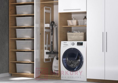 Wieszak na akcesoria do organizera szafki gospodarczej W-2340-08, biały SKLEP INTERNETOWY MERKURY AKCESORIA MEBLOWE